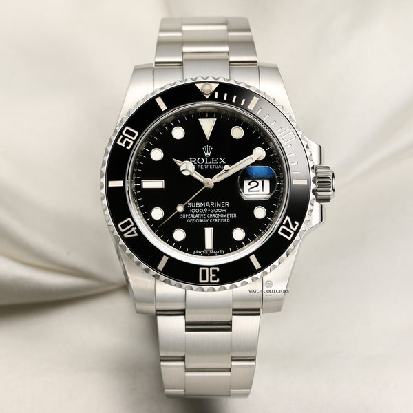 Rolex Submariner 116610LN Ceramic Black Stainless Steel Second Hand Watch Collectors 1