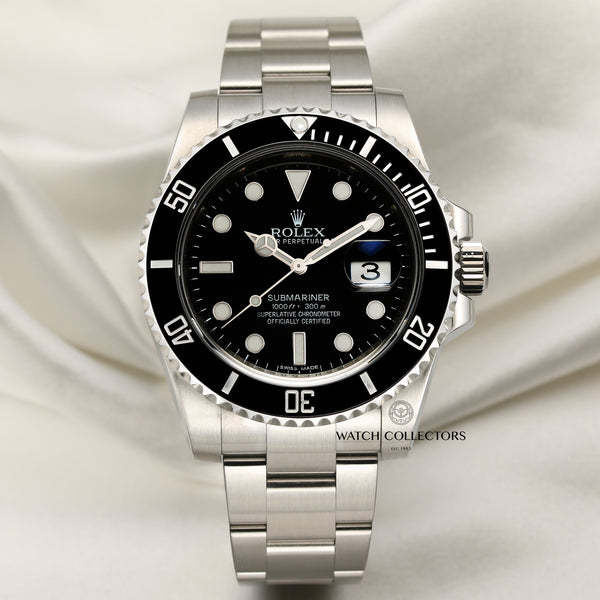 Rolex Submariner 116610LN Stainless Steel Black Ceramic Second Hand Watch Collectors 1