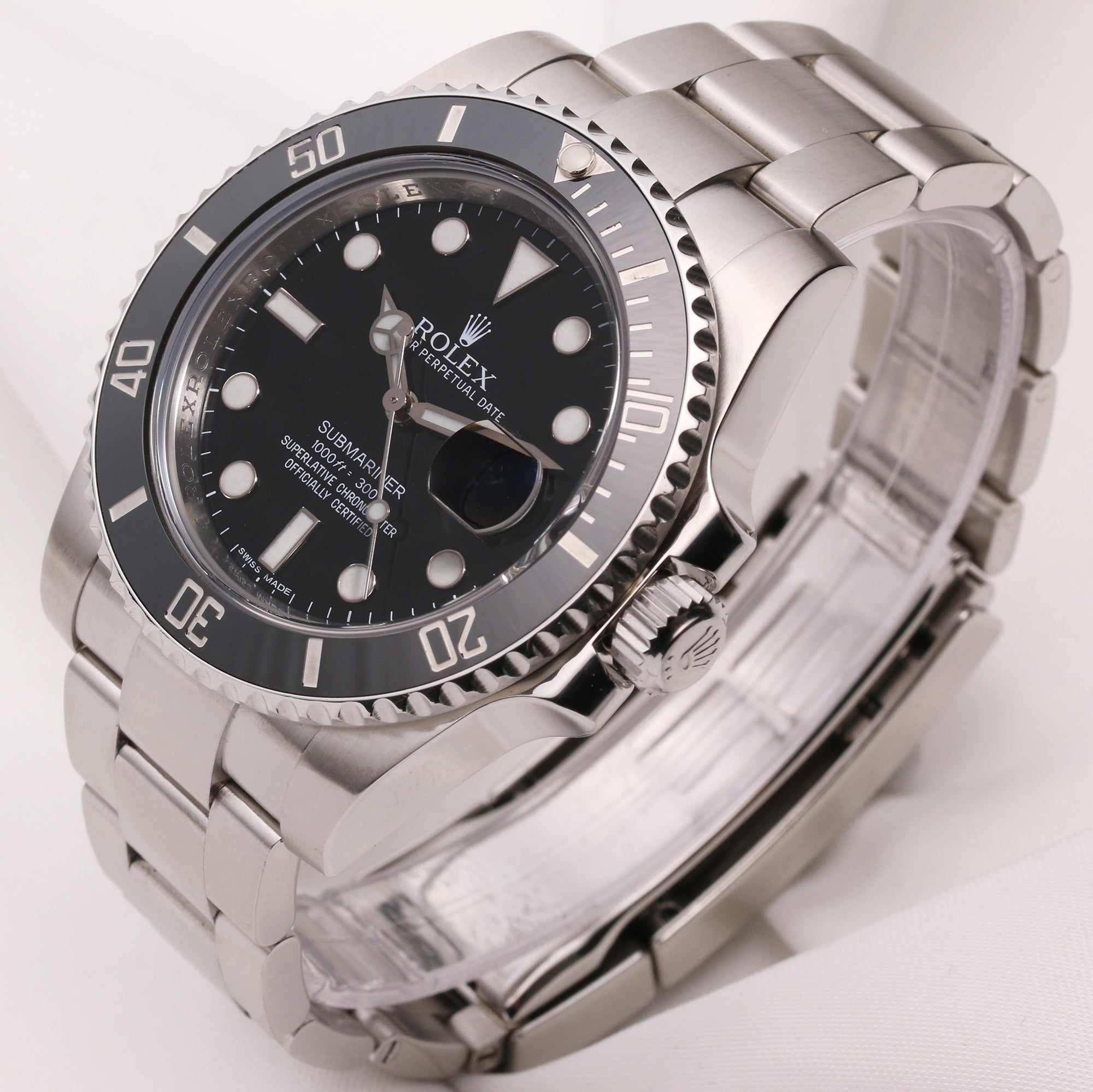 Rolex Submariner 116610LN Stainless Steel Ceramic Bezel Second Hand Watch Collectors 3