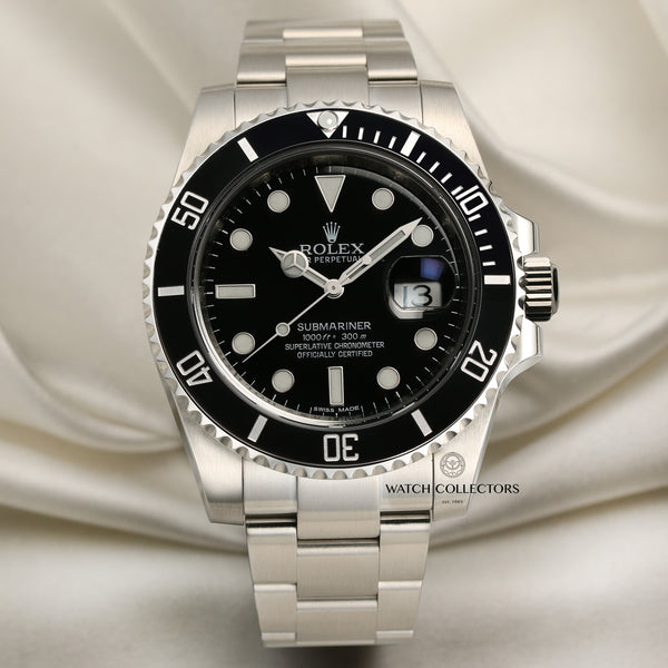 Rolex Submariner 116610LN Stainless Steel Second Hand Watch Collectors 1