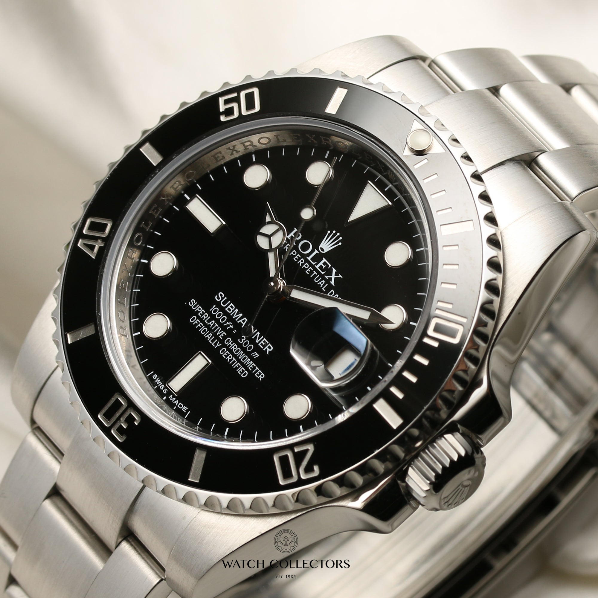 Rolex Submariner 116610LN Stainless Steel Second Hand Watch Collectors 4