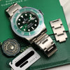Rolex Submariner 116610LV Hulk Stainless Steel Second Hand Watch Collectors 10