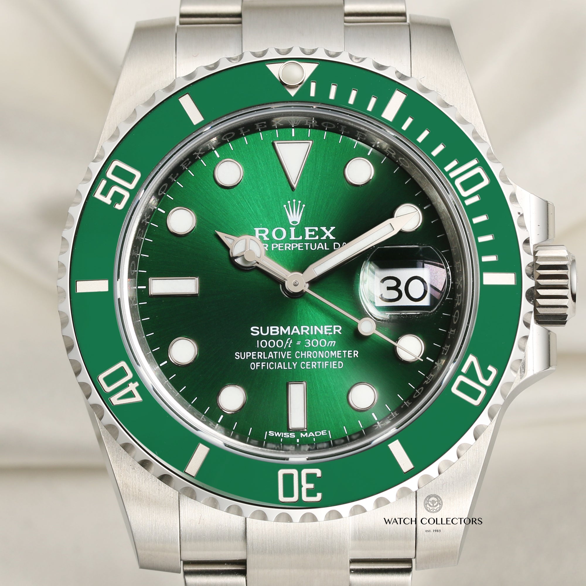 Rolex submariner 2025 hulk harga