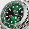 Rolex Submariner 116610LV Stainless Steel Green Bezel & Dial Hulk Second Hand Watch Collectors 4