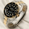 Rolex Submariner 116613 Steel & Gold Black Ceramic Second Hand Watch Collectors 3