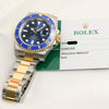 Rolex Submariner 116613LB Steel & Gold Second Hand Watch Collectors 10