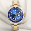 Rolex Submariner 116613LB Steel & Gold Second Hand Watch Collectors 1
