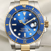 Rolex Submariner 116613LB Steel & Gold Second Hand Watch Collectors 2