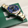 Rolex Submariner 116613LB Steel & Gold Second Hand Watch Collectors 9