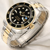 Rolex Submariner 116613LN Serti Diamond Dial Steel & Gold Second Hand Watch Collectors 4