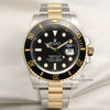 Rolex Submariner 116613LN Steel & Gold Black Ceramic Second Hand Watch Collectors 1