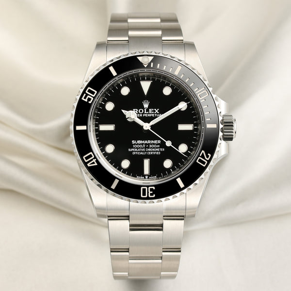 Rolex Submariner 124060 Stainless Steel Second Hand Watch Collectors 1