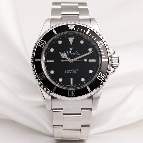 Rolex Submariner 14060 Stainless Steel Second Hand Watch Collectors 1