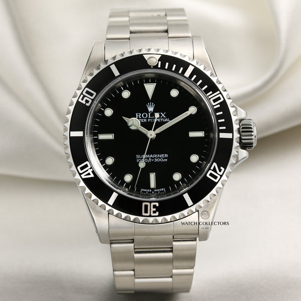 Rolex Submariner 14060M Stainless Steel Second Hand Watch Collectors 1