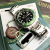 Rolex Submariner 16610 Pre-Ceramic Kermit Stainless Steel Second Hand Watch Collectors 10