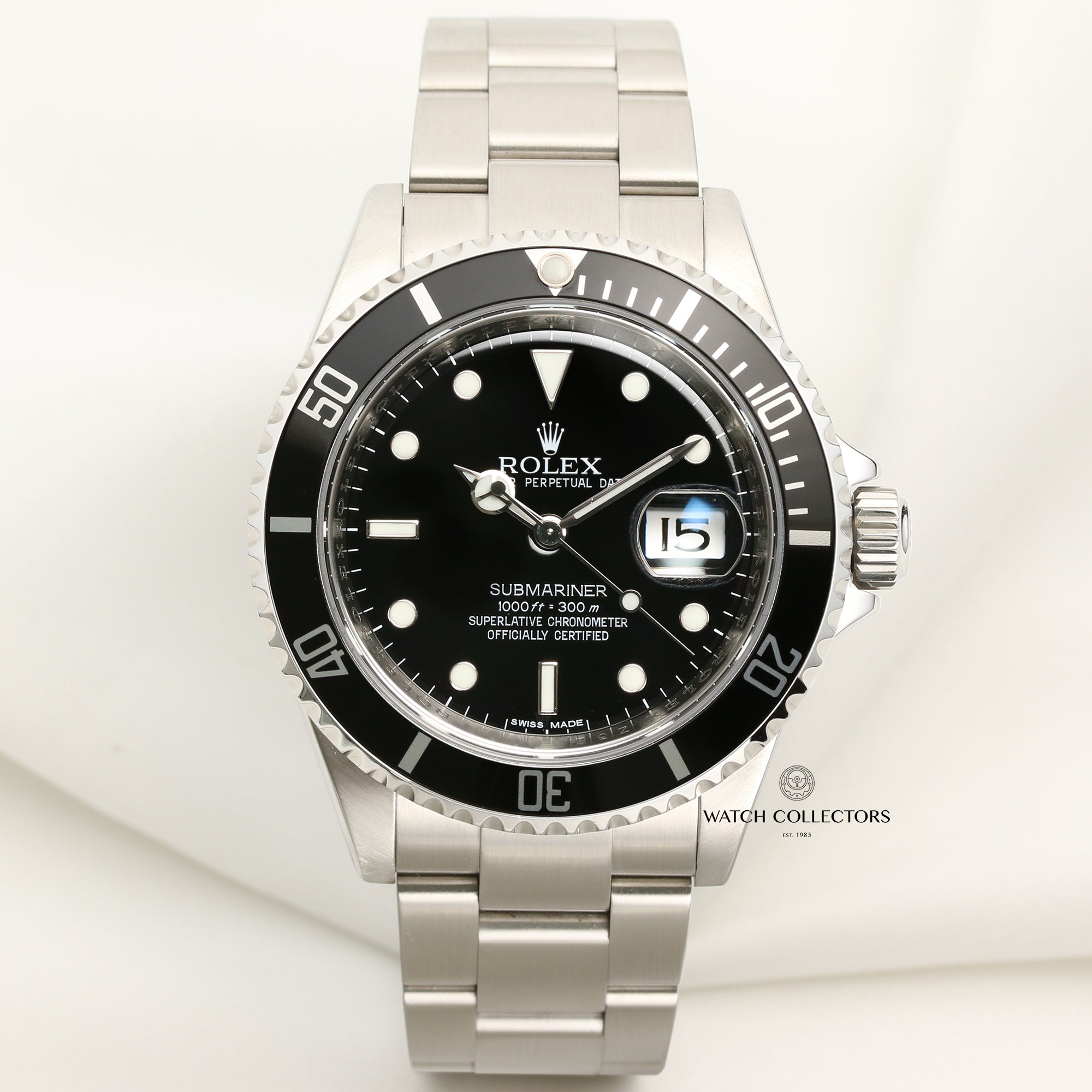 Rolex Submariner Date Pre-Ceramic 16610 Steel – Watch Collectors