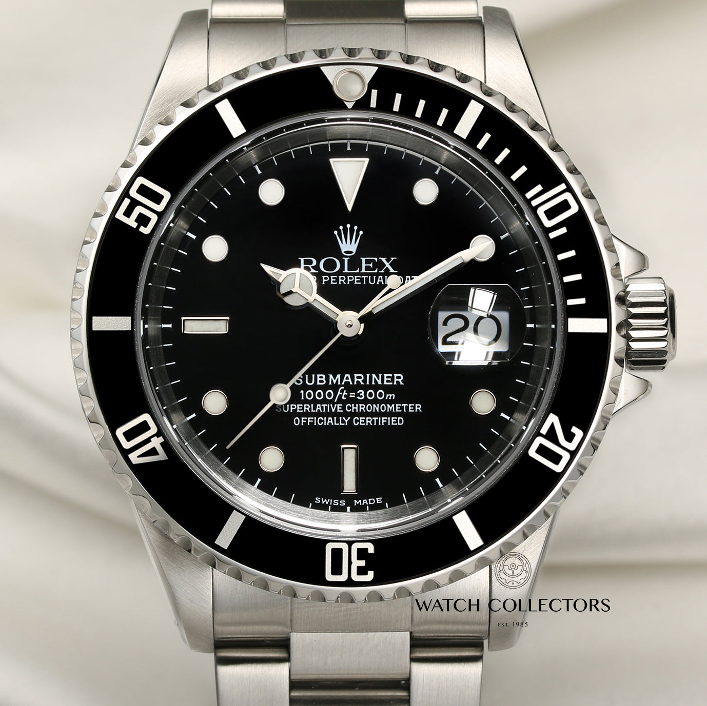 Rolex Submariner 16610 Pre Ceramic Stainless Steel Second Hand Watch Collectors 2