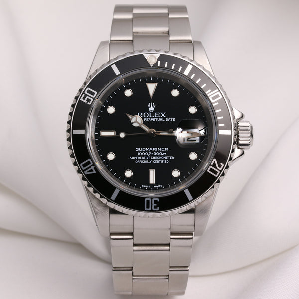 Rolex Submariner 16610 Stainless Steel 1 Second Hand Watch Collectors 1