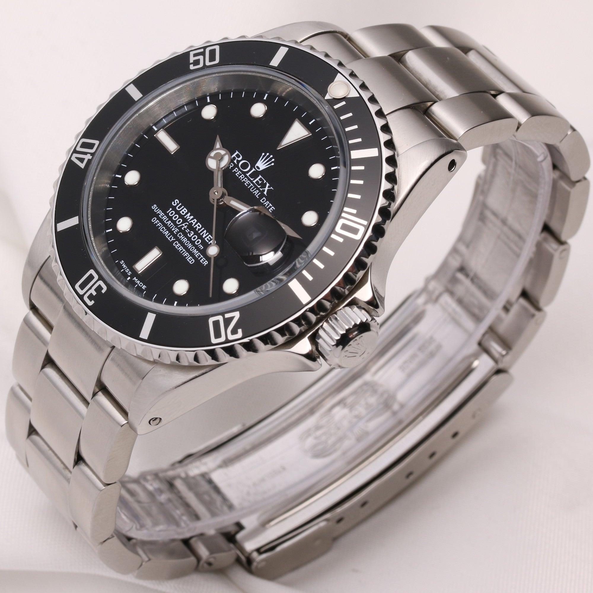 Rolex Submariner 16610 Stainless Steel 2 Second Hand Watch Collectors 3