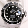 Rolex Submariner 16610 Stainless Steel Engraved Second Hand Watch Collectors 2