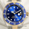 Rolex Submariner 16613 Blue Steel & Gold Second Hand Watch Collectors 2
