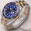 Rolex Submariner 16613 F61XXXX Stee & Gold Blue insert & Dial Second Hand Watch Collectors 3