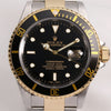 Rolex Submariner 16613 P57XXXX Stee & Gold Black insert & Dial Second Hand Watch Collectors 2