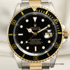 Rolex Submariner 16613 Pre-Ceramic Black Steel & Gold Second Hand Watch Collectors 2