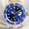 Rolex Submariner 16613 Steel & Gold Blue Dial & Bezel Second Hand Watch Collectors 2