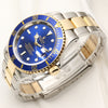 Rolex Submariner 16613 Steel & Gold Blue Dial Second Hand Watch Collectors 3