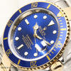 Rolex Submariner 16613 Steel & Gold Blue Dial Second Hand Watch Collectors 4