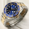 Rolex Submariner 16613 Steel & Gold Blue Insert Second Hand Watch Collectors 3