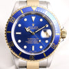 Rolex Submariner 16613 Steel & Gold Blue Papers Second Hand Watch Collectors 2