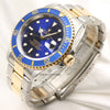 Rolex Submariner 16613 Steel & Gold Blue Second Hand Watch Collectors 3