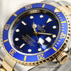 Rolex Submariner 16613 Steel & Gold Blue Second Hand Watch Collectors 4