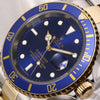 Rolex Submariner 16613 Steel & Gold Blue Second Hand Watch Collectors 4