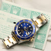 Rolex Submariner 16613 Steel & Gold Blue Second Hand Watch Collectors 8