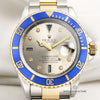 Rolex Submariner 16613 Steel & Gold Serti Dial Second Hand Watch Collectors 2
