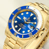 Rolex Submariner 18K Yellow Gold Second Hand Watch Collectors 4