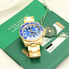 Rolex Submariner 18K Yellow Gold Second Hand Watch Collectors 8