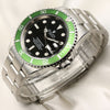 Rolex Submariner Anniversary 16610LV Green Bezel Black Dial Kermit Stainless Steel Second Hand Watch Collectors 4