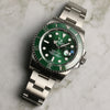 Rolex Submariner Hulk 116610LV Second hand Watch Collectors 3