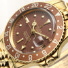 Rolex Vintage GMT-Master 1675 18K Yellow Gold Brown Nipple dial, Rootbeer bezel Second Hand Watch Collectors 6
