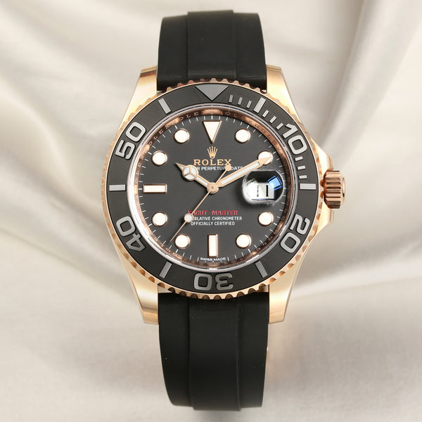 Rolex Yacht-Master 116655 18K Rose Gold Second Hand Watch Collectors 1