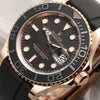 Rolex Yacht-Master 116655 18K Rose Gold Second Hand Watch Collectors 4