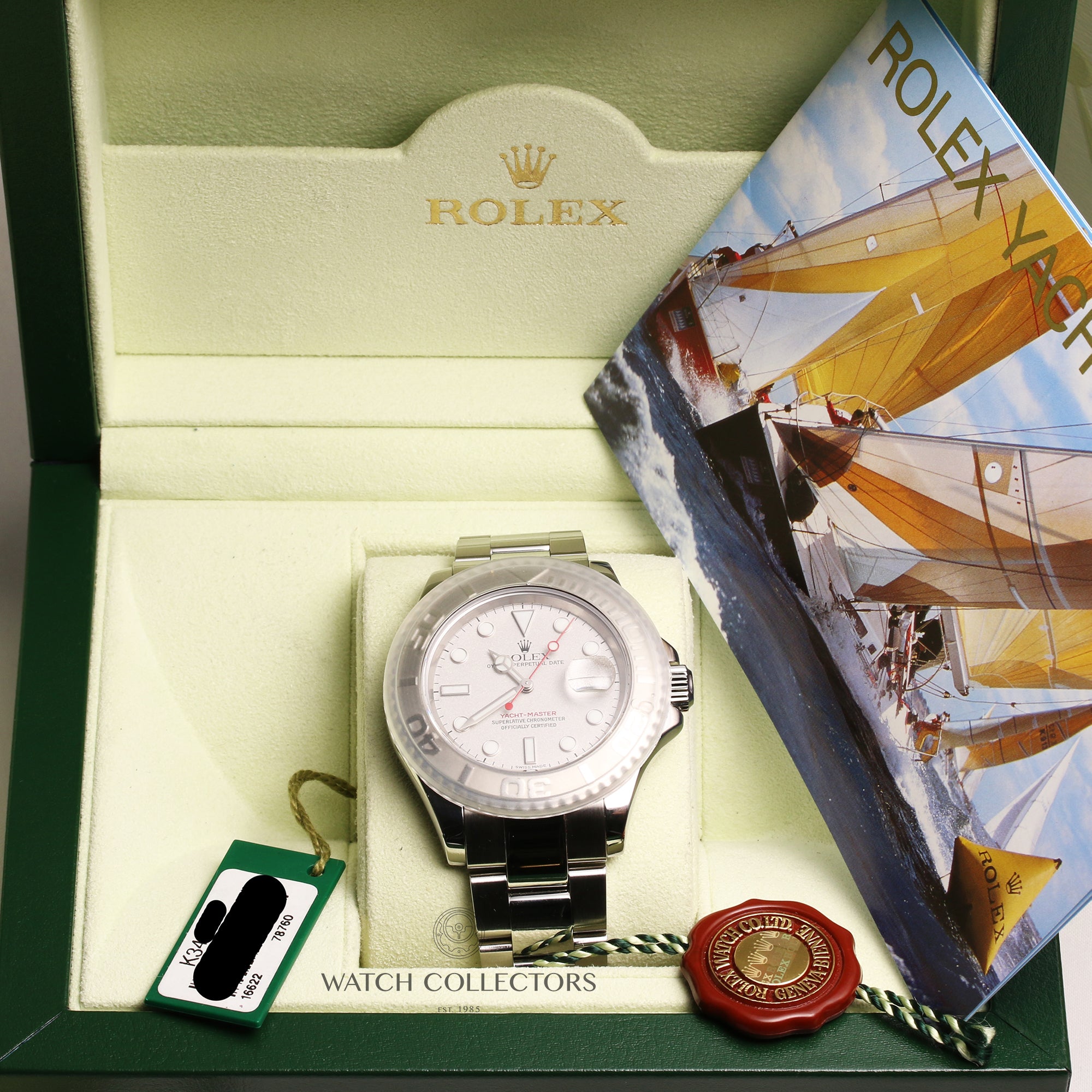 Rolex-Yacht-Master-16622-Stainless-Steel-Platinum-Bezel-Second-Hand-Watch-Collectors-11