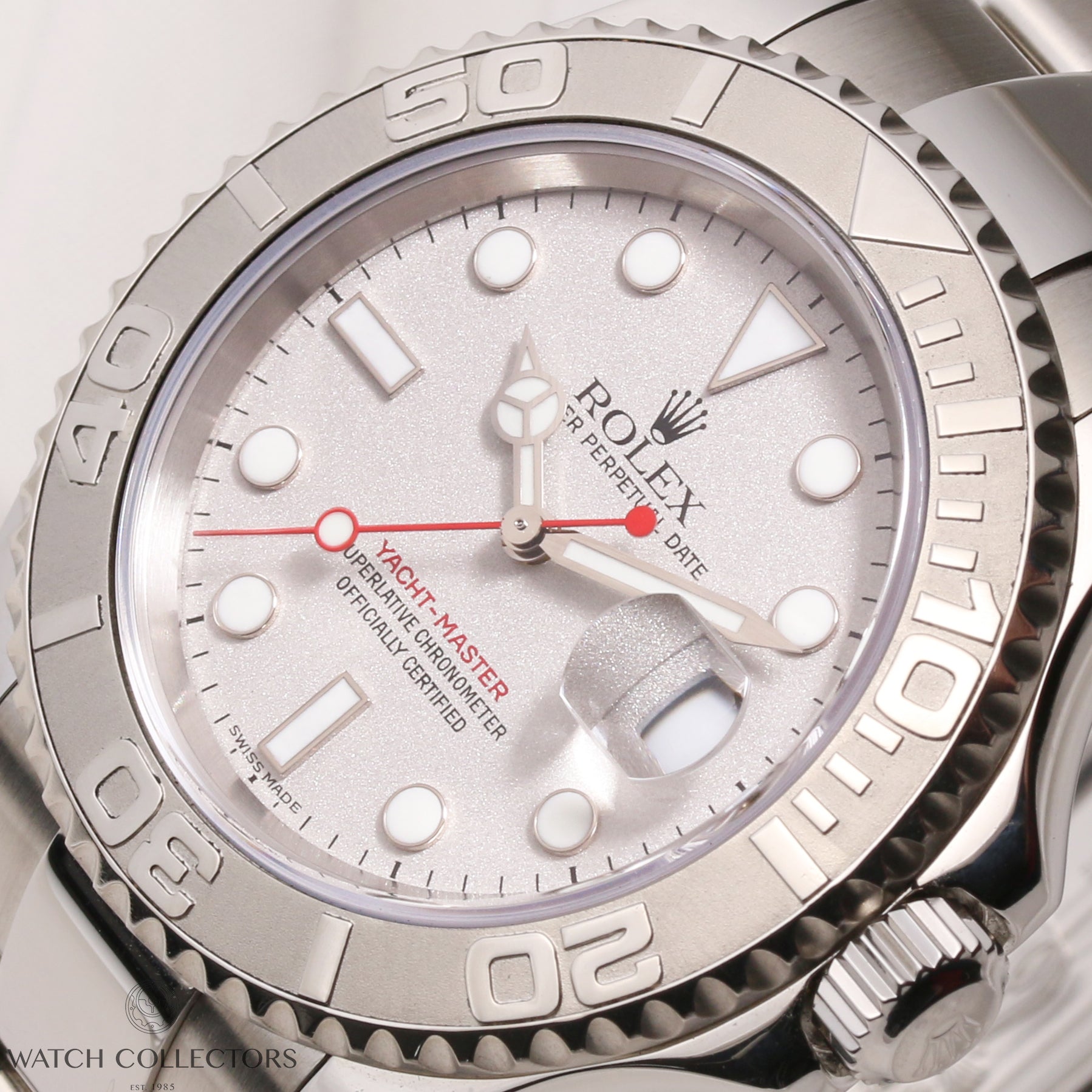 Rolex-Yacht-Master-16622-Stainless-Steel-Platinum-Bezel-Second-Hand-Watch-Collectors-4