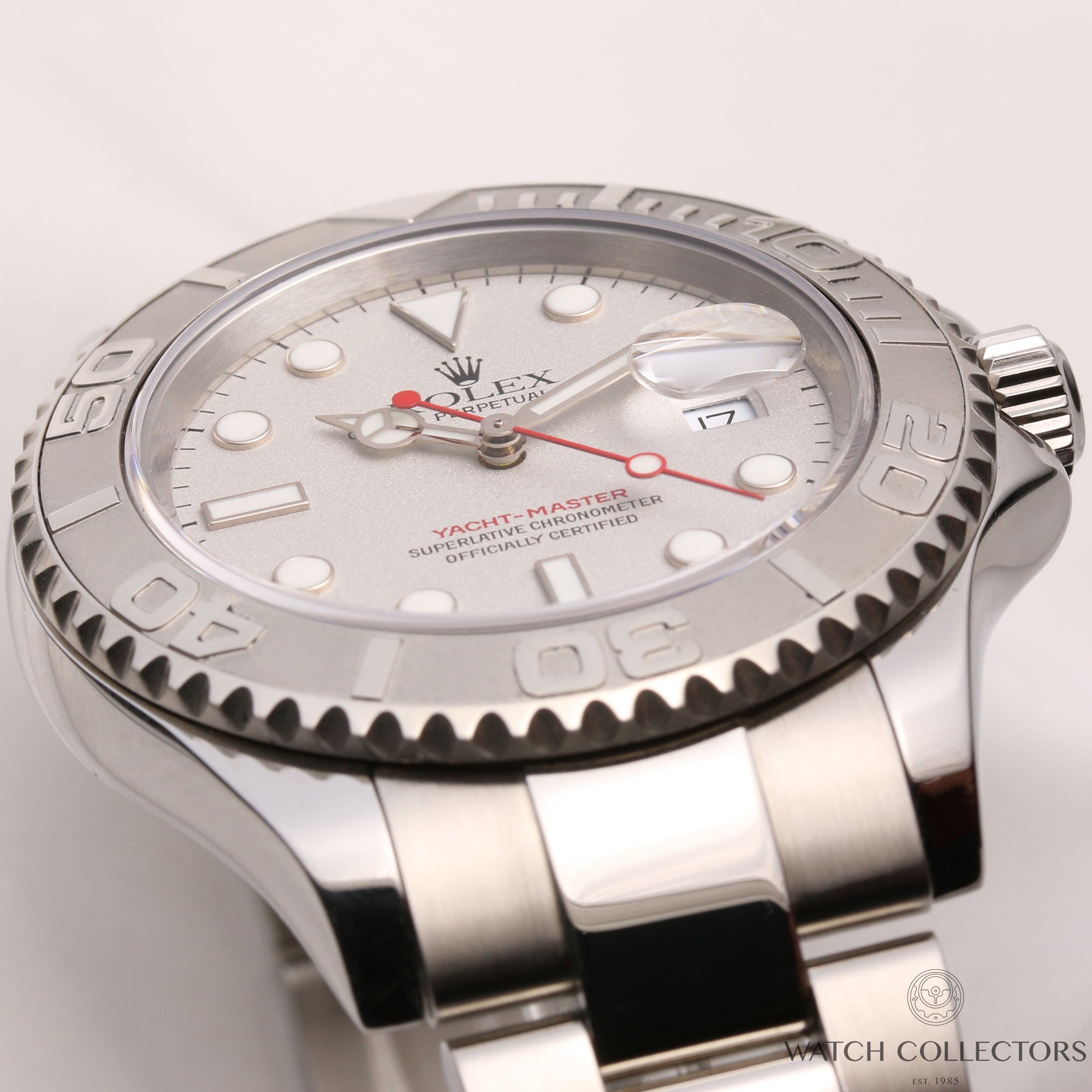 Rolex-Yacht-Master-16622-Stainless-Steel-Platinum-Bezel-Second-Hand-Watch-Collectors-5