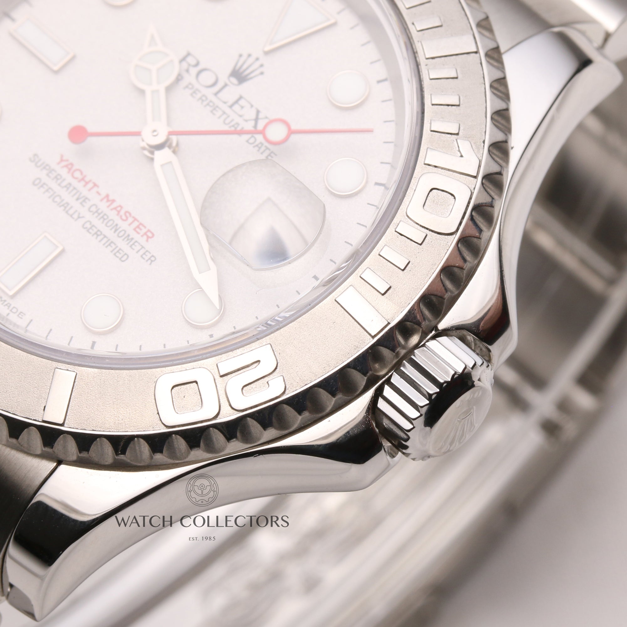 Rolex-Yacht-Master-16622-Stainless-Steel-Platinum-Bezel-Second-Hand-Watch-Collectors-6