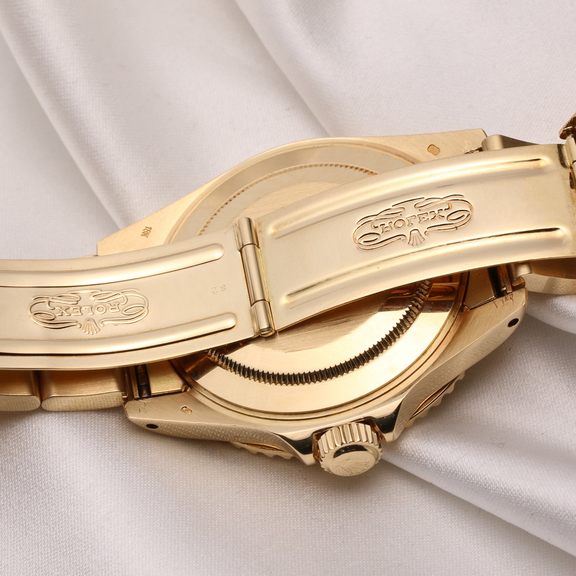Rolex Yacht-Master 16628 18K Yellow Gold Blue Dial Second Hand Watch Collectors 6